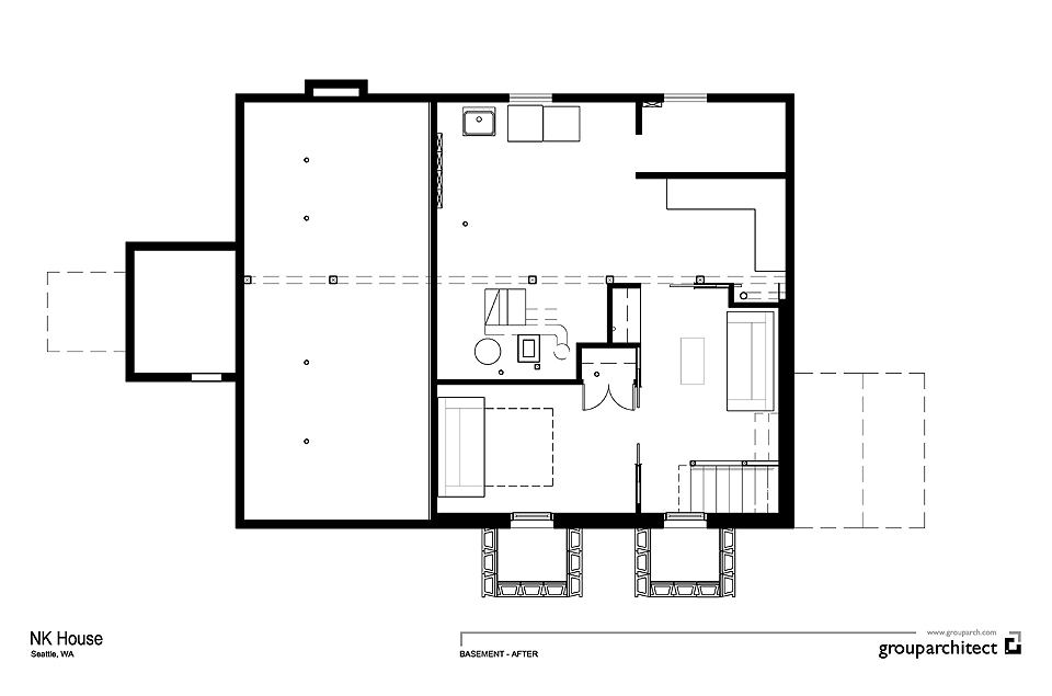 Basement Floor Plan - After