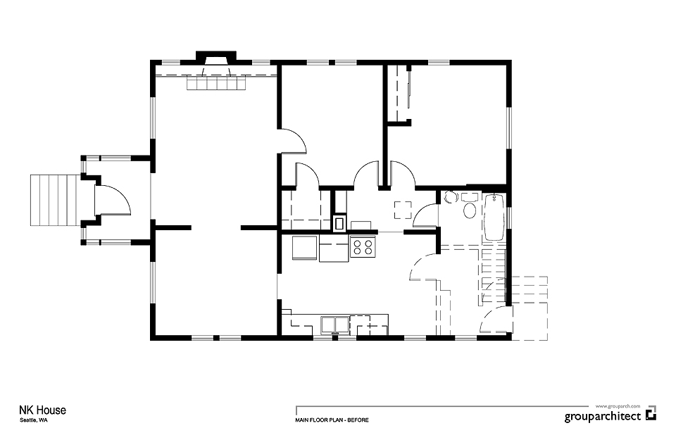 Main Floor Plan - Before