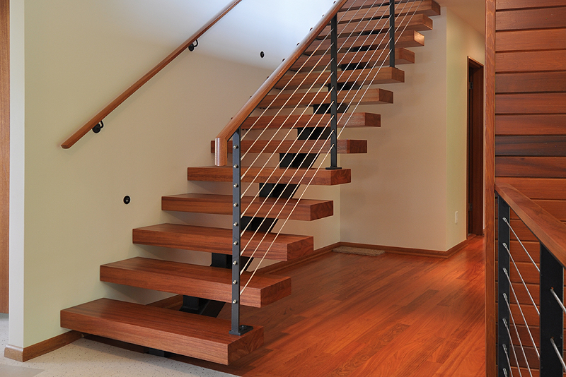 Elford Remodel new stairway to master suite addition