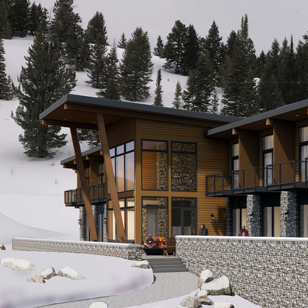 Rendering of the proposed Whisper Ridge Lodge