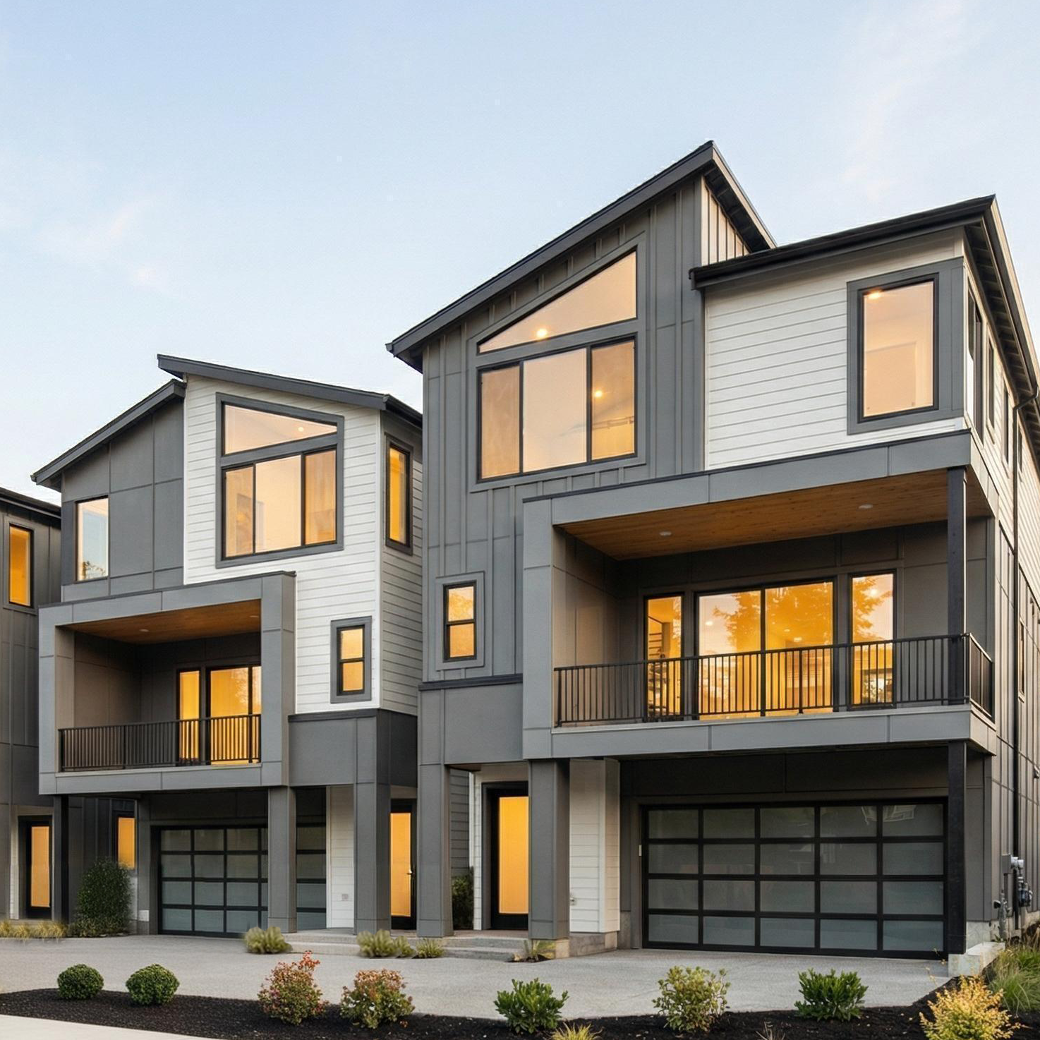 Rendering of middle housing units