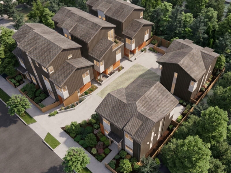 Cottage home middle housing